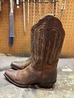 JB Dillon JBM3205 Goat Leather Snip Toe Cowboy Western Mens Boots Size 10.5 D
