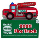 2020 HESS MY FIRST PLUSH FIRE TRUCK - COMES IN BOX BRAND NEW