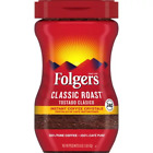Folgers Classic Roast Instant Coffee Crystals 16 Oz - FREE SHIPPING