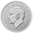 2023 U.K. 2 Pound Silver King Charles Britannia .999 1 oz BU