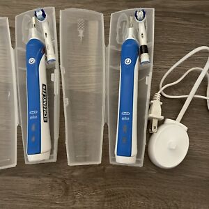 New Listing2 BRAUN Oral-B Advanced Clean Recharge Electric Toothbrush With Case & Charger