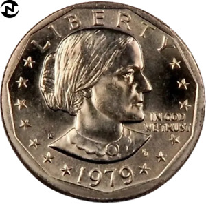 1979-P *Wide Rim* Susan B Anthony Dollar (SBA) ~ Choice BU ~ Near Date ~ 1 Coin