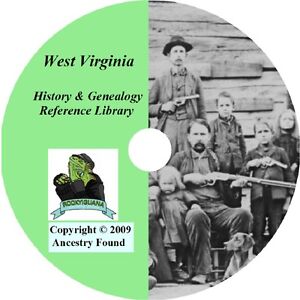 50 old books History & Genealogy of West Virginia WV