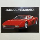Vintage Ferrari Testarossa poster