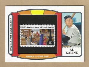 2021 Topps Heritage 1972 U.S. Postage Stamp Al Kaline HOF Tigers #d 10/50