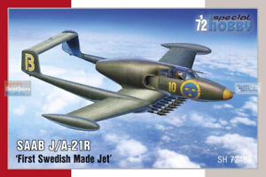 SPH72480 1:72 Special Hobby SAAB J/A-21R 'First Swedish Made Jet'