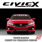 Honda Civic Windshield Vinyl Decal Sticker Emblem Vehicle Graphics |35