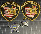 New ListingVtg Obsolete State of Ohio Deputy Sheriff Badge / Patch  Set Coat And Hat (A)
