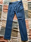 AG the everett in blue sueded stretch sateen pants 34 x 34 mens NEW