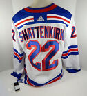 Mens New York Rangers Kevin Shattenkirk #22 Authentic Adidas White Jersey M 50