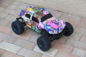 Custom Body Graffiti Pig Buggy for ARRMA BIGROCK BLX 1/10 RC TRUCK Car