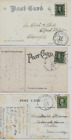 Three - Cortland County, New York Postmarks; Scotts (DPO), Little York & Truxton