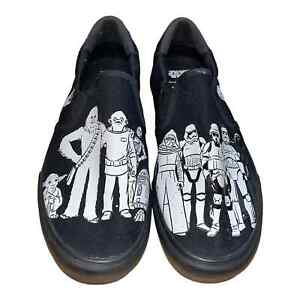 Adidas Men’s Court Rallye Star Wars Rebels Slip On Shoes - Slides Black Size 11