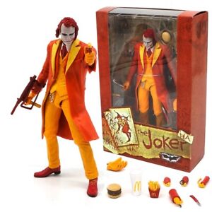 NECA DC Comics Orange McDonald's Joker Dark Knight 7'' Action Figure In Box Toy
