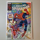 The Amazing Spider-Man 327 Newsstand Erik Larsen ~ Magneto cover 1990