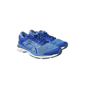 Asics Womens Gel Kayano 24 T799N Blue Running Shoes Sneakers Size 7.5