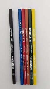 6 x Underglaze Pencils. ODD LOT  **Australian Stock**