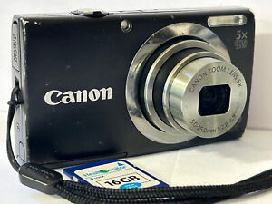 New ListingCanon PowerShot A2300 HD 16.0 MP 5x Optical Zoom Digital Camera Black