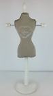 Jewelry Display Stand Mannequin Miniature Body Form Burlap Jewelry Stand 17