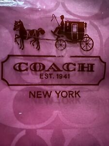 Coach PINK XL Signature C Print Getaway Travel Weekender Tote with Cosmetic Bag
