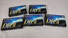 FUJI DR-II 90 Type II High Bias Blank Audio Cassette Tapes - Lot of 5 SEALED
