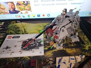 LEGO Star Wars: AT-TE (75337) Customized 100% !Complete BUILD! w/ Cody Figure