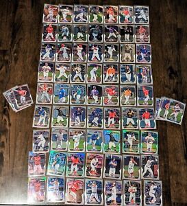2023 Bowman Chrome Prospect Lot of 70 Elly, Jasson, Cowser, Jung and more!