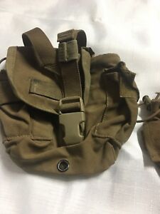US Military COYOTE 1 QT Canteen Pouch MOLLE 1 Quart GP Pouch Missing snaps