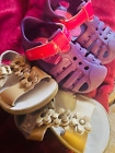 jumping jacks shoes girls sandals sunflower size 5 5.5 3pairs incl puma whirlwin