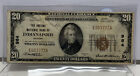 $20 1929 The Indiana National Bank Of Indianapolis Bank Note Ch# 984
