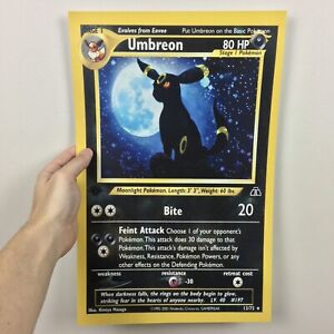 Umbreon 1st Edition 2001 Neo Discovery #13 Poster