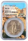 2023 $50 1oz Gold Eagle NGC MS70 - Mount Rushmore Picture Core - POP 10
