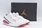 Men's Nike Jordan Max Aura 5 Basketball Shoes White Orange Red SIze 11.5