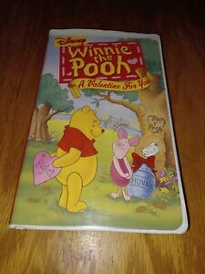 Winnie The Pooh VHS Tape - A Valentine For You (2000) Clamshell.  8/22