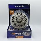 Waterpik PowerPulse Therapeutic Strength  Showerhead  9 Spray Settings 211025BX