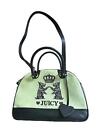 Juicy Couture Double Handle Brand Logo Green Dog Carrier Bag