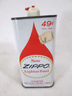 Vintage 1960's Zippo Lighter Fluid empty metal can