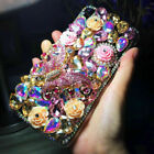 Luxury Bling Glitter Flower Diamond Butterfly Case Sparkle Crystal Phone Cover