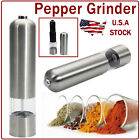 Electric Automatic Salt and Pepper Grinder Shakers Spice Mill Battery Operated
