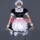 Sissy Girl Maid Frilly Long Dress Crossdress Cosplay Costume set