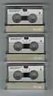 Three Pack MC60 Blank Microcassette Tapes Factory Sealed Ships from US Seller