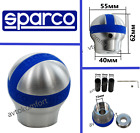Sparco Universal Alloy Aluminium + Rubber Car Gear Shift Knob Shifter Stick