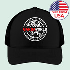 Garda World Black Adjustable Trucker Hat Cap Adult Size