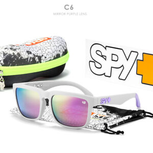 Spy polarized sunglasses classic square fashion unisex Ken Block c6 Only glass