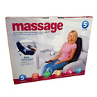 Massage Seat Topper with Adjustable Lumbar Support Vibration & Heat Massager