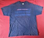 Vintage 90s Nine Inch Nails Navy T-shirt Size XL Perfect Drug Halo Eleven