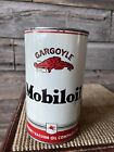 Vintage Mobiloil Quart Gargoyle Oil Can Imperial Quart Arctic Special