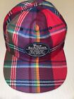 Polo Ralph Lauren Flannel Adjustable Hat Leather Strap NWT  79.50