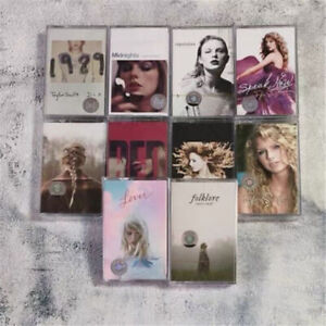 Taylor Swift - 1989/Lover/Midnights/Evermore/Folkore TS. Album Cassette Tapes