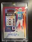 Justin Herbert 2020 Contenders #104 Rookie Ticket Auto - Red Zone Rookie - RARE